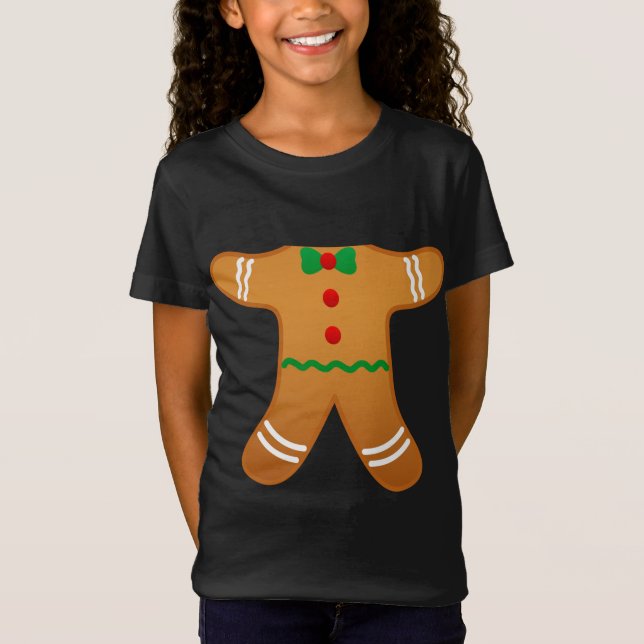 T-Shirt Cookie Baking Holiday Gingerbread Homme costume (Devant)