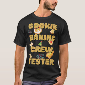 T-shirt Cookie Baking Team Tester Capitaine Cute Family Ma