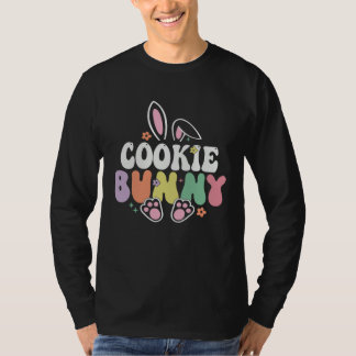 T-shirt Cookie Bunny Women Easter Day Rabbit Grandma Famil