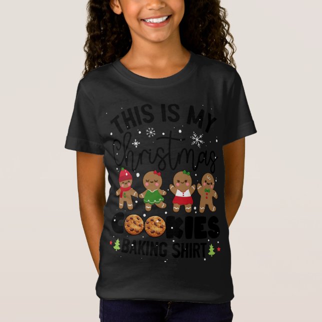 T-Shirt Cookie Crew Gingerbread This Is My Christmas Cooki (Devant)