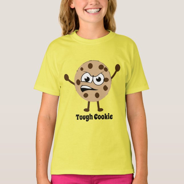 T-shirt Cookie de chocolat dur Conception de biscuits amus (Devant)