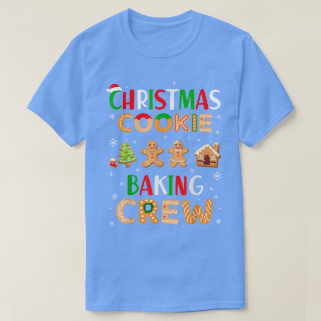 T-shirt Cookie de Noël Cuisine Crew Cookie de Noël (Design devant)
