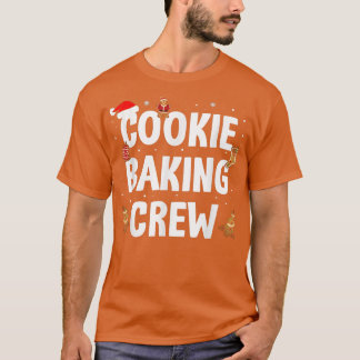 T-shirt Cookie de Noël Cuisine de cuisine de l'équipage de