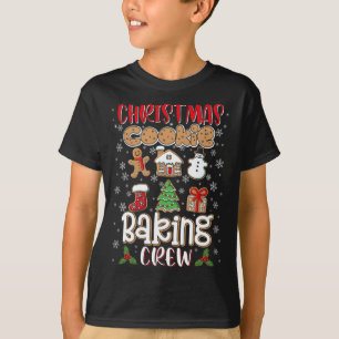 T-shirt Cookie de Noël Cuisine de cuisson Crew Noël Cookie