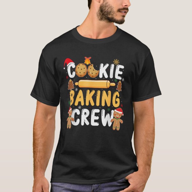 T-shirt Cookie de Noël Cuisine d'équipage Enfants Funny Py (Devant)