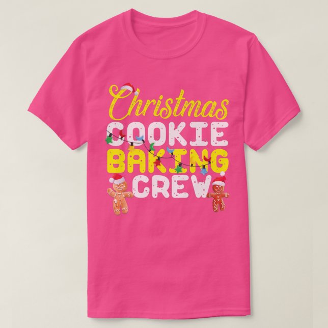 T-shirt Cookie de Noël Cuisine d'équipage Pain d'épice Hom (Design devant)
