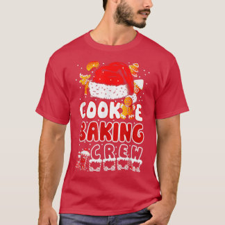 T-shirt Cookie de Noël Cuisine d'équipage pain d'épice Noë