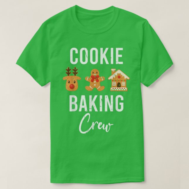 T-shirt Cookie de Noël Cuisine d'équipage Pyjama pain d'ép (Design devant)
