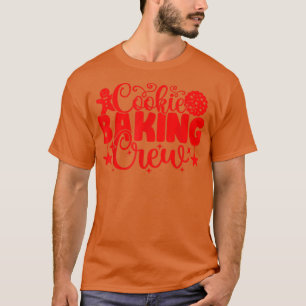 T-shirt Cookie de Noël Cuisinière Écran Famille Noël Holi