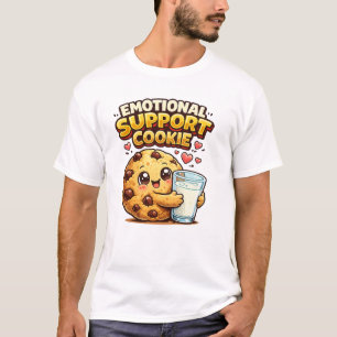T-shirt Cookie de Soutien Émotionnel Mignon et Drôle