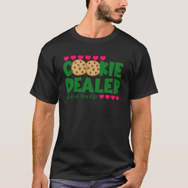 T-shirt Cookie Dealer Je Vous Accroche Fier Maman D'Un Cui (Devant)