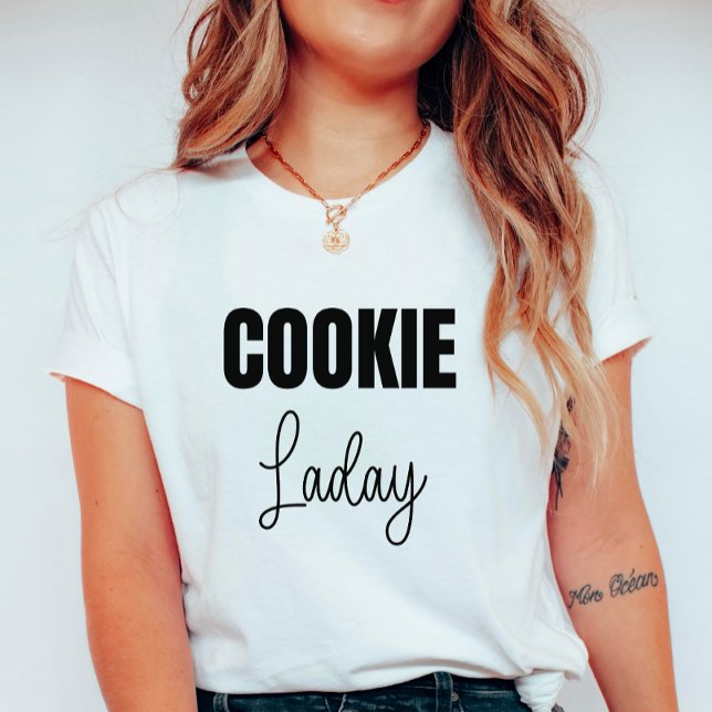 T-shirt Cookie Lady Shirt pour femmes (Créateur téléchargé)