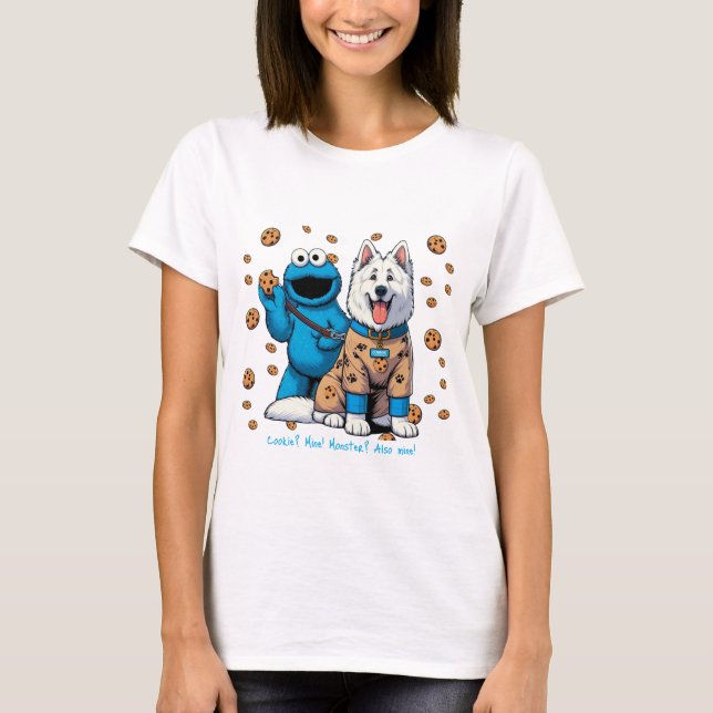 T-shirt Cookie ? Le mien ! Monstre? Aussi la mienne ! (Devant)