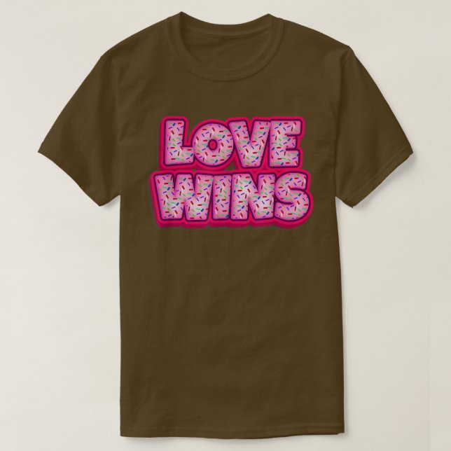 T-shirt Cookie Love Wins Boulanger Amoureux de Cookies Cui (Design devant)