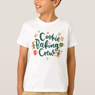 T-shirt Cookie Lover de l'équipe de cuisson de Noë