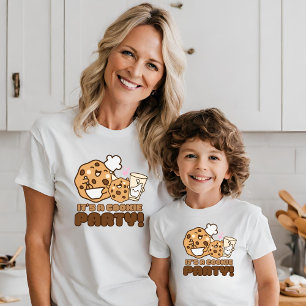 T-shirt Cookie Maman Chemise Cookie Party Fête des mèr