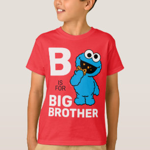 T-shirt Cookie Monster B est pour Big Brother