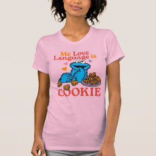 T-shirt Cookie Monster Citation de la Saint Valentin