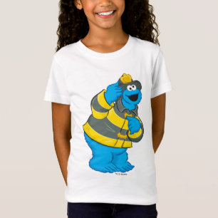 T-Shirt Cookie Monster   Costume pompier