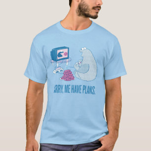 T-shirt Cookie Monster Désolé, J'Ai Des Plans