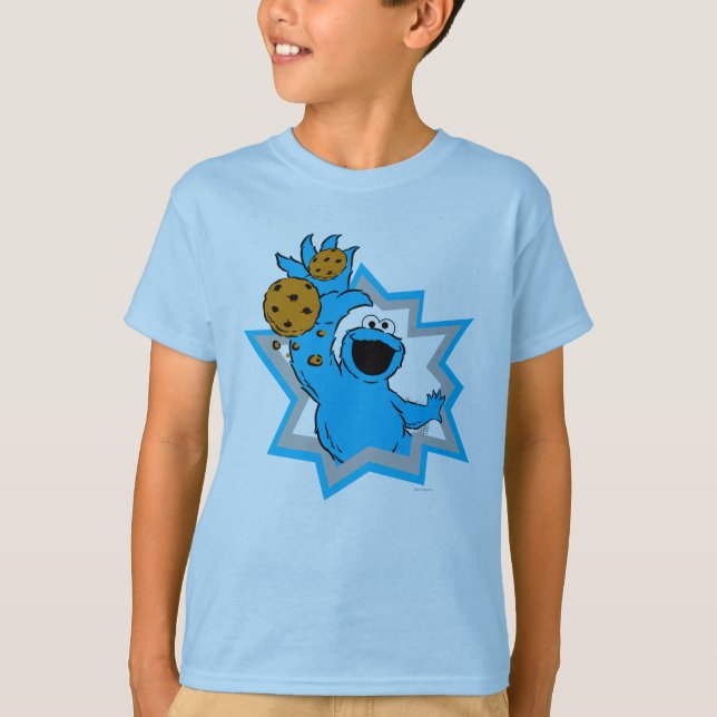 T-shirt Cookie Monster Extrême (Devant)