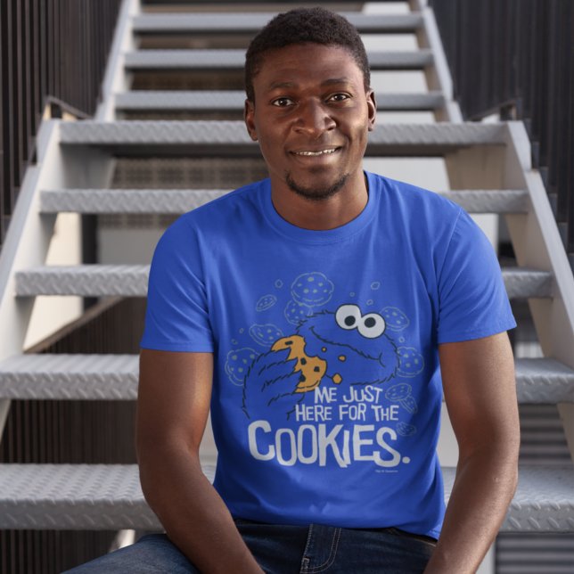 T-shirt Cookie Monster | Me Just Here pour les cookies (Créateur téléchargé)