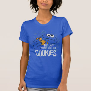 T-shirt Cookie Monster Me Just Here pour les cookies