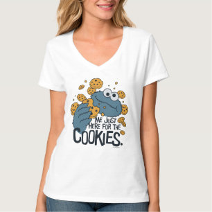 T-shirt Cookie Monster Moi, juste là pour les cookies
