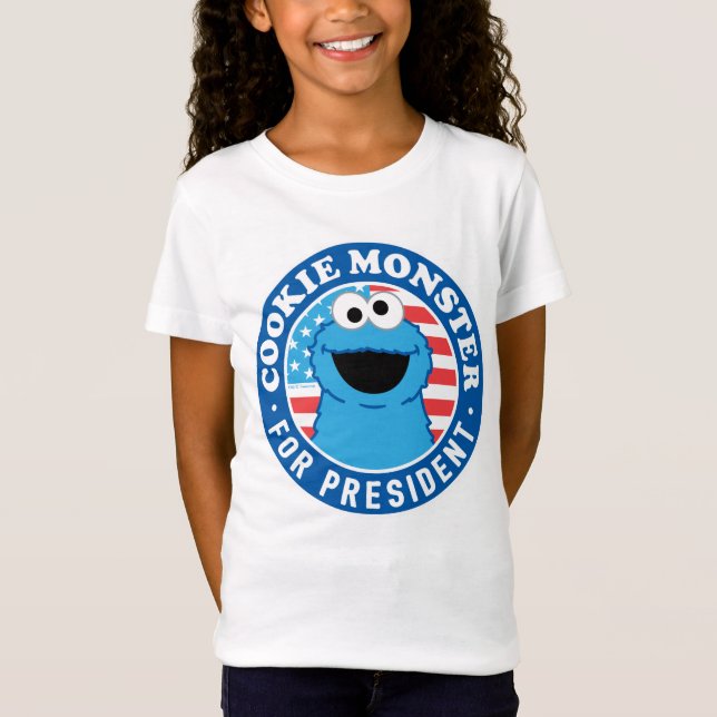 T-Shirt Cookie Monster pour Président (Devant)