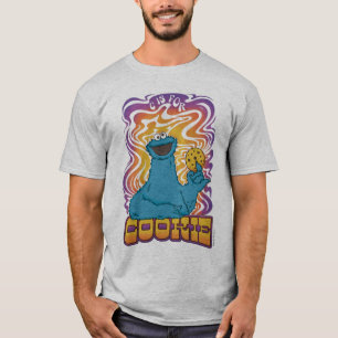 T-shirt Cookie Monster Psychédélique