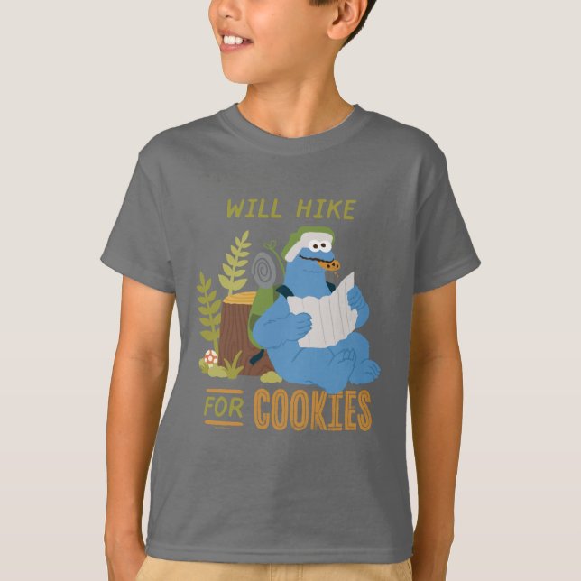 T-shirt Cookie Monster | Randonnée Pour Les Cookies (Devant)