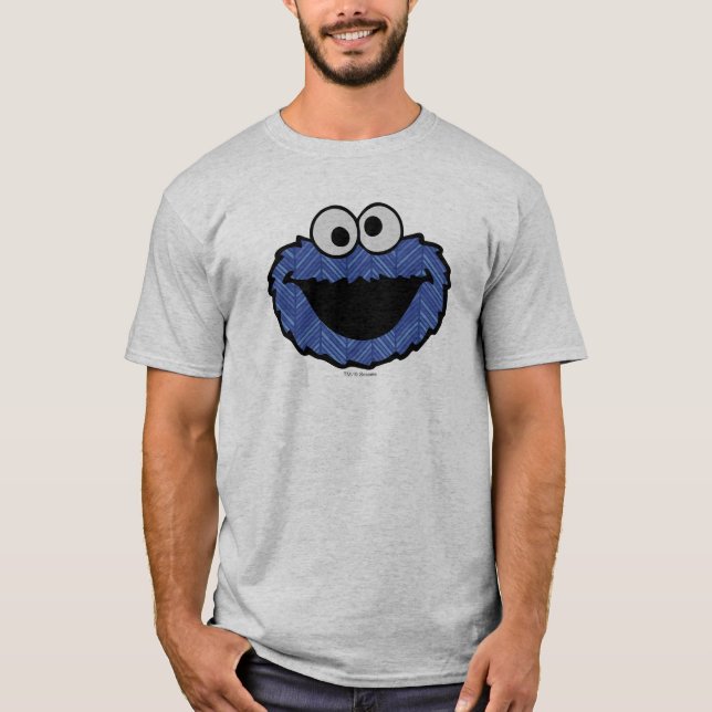 T-shirt Cookie Monster | Retour arrière des années 80 2 (Devant)