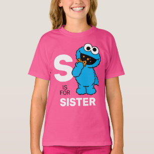 T-shirt Cookie Monster   S comme Soeur
