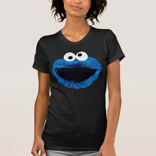 T-shirt Cookie Monster | Tendance de l'aquarelle (Devant)