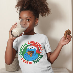 T-shirt Cookie Monster Tester officiel de biscuits de No