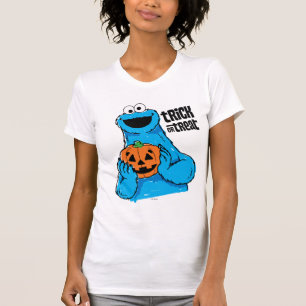 T-shirt Cookie Monster - Tricoter Ou Traiter