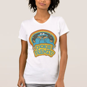T-shirt Cookie Monster Vintage Frenésie de Cookies