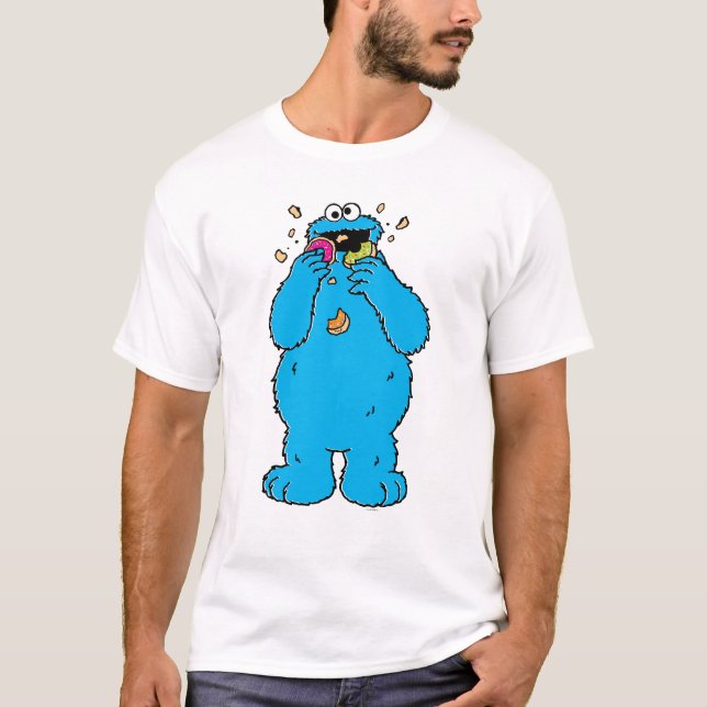T-shirt Cookie MonsterDonut Destroyer 2 (Devant)