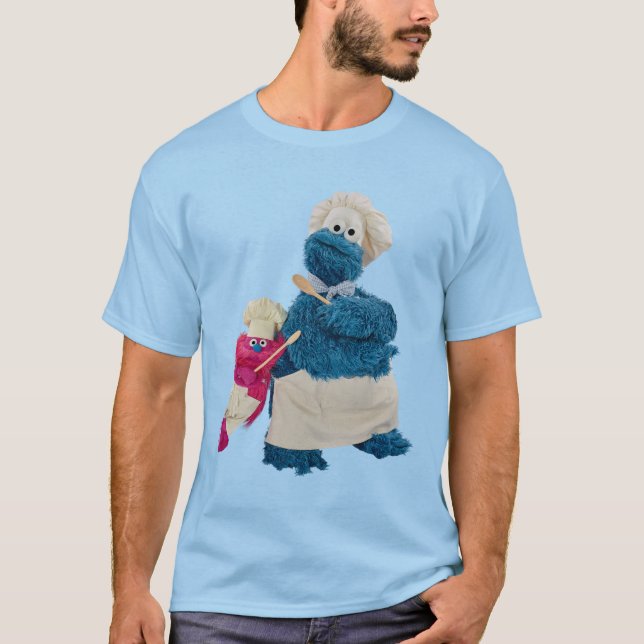 T-shirt Cookie Monster's Food Truck Partners (Devant)
