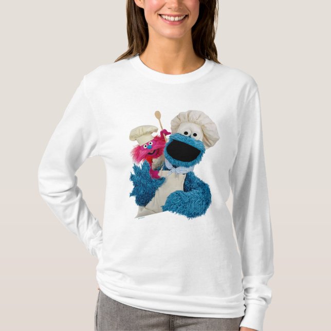 T-shirt Cookie Monster's Foodie Truck Friends (Devant)