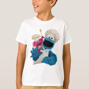 T-shirt Cookie Monster's Foodie Truck Friends