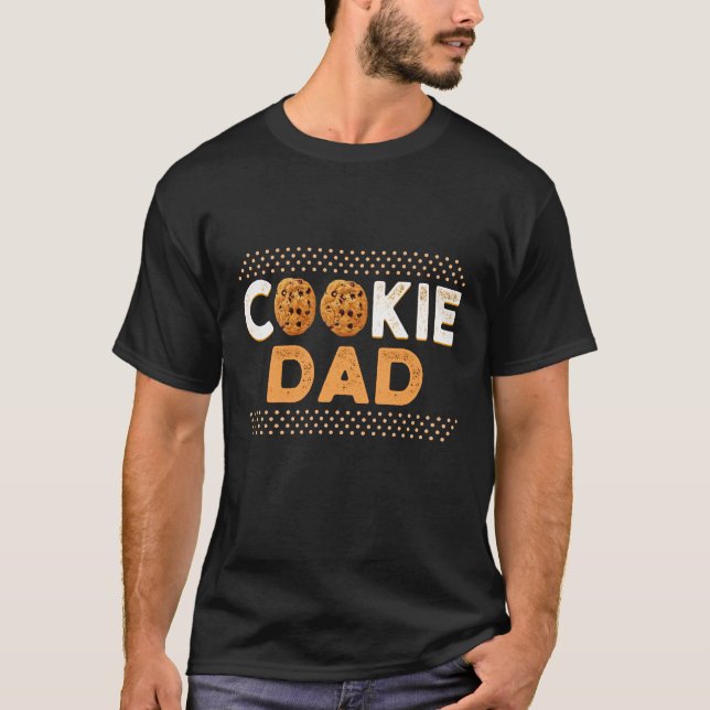 T-shirt Cookie Papa Chocolate Chip Cookie Funny Cadeau (Devant)