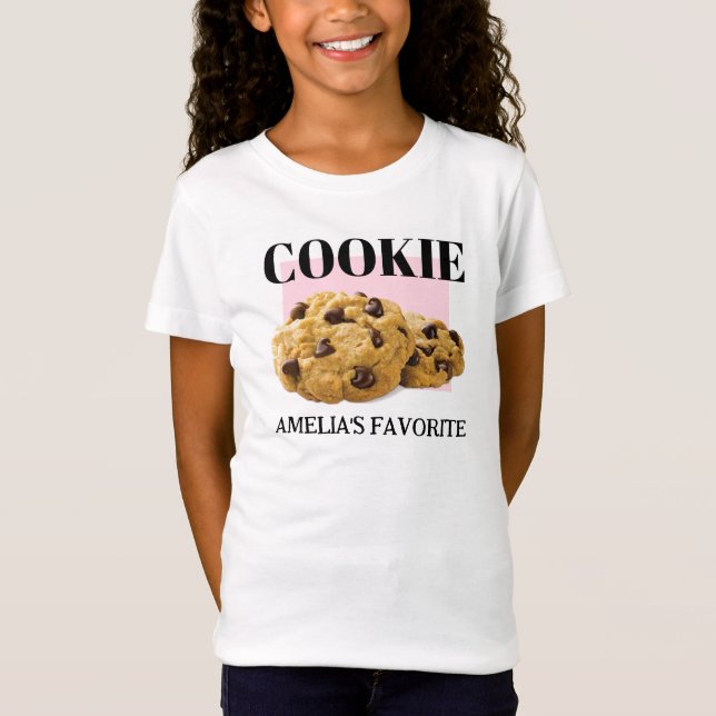 T-shirt Cookie pour enfants, Cookie personnalisé (Devant)