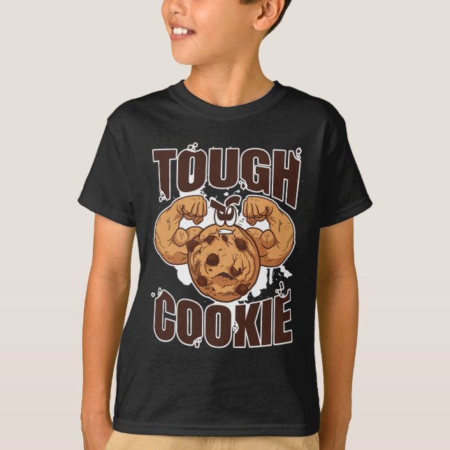 T-shirt Cookie robuste Bodybuilding Alimentation Lover Mus (Devant)