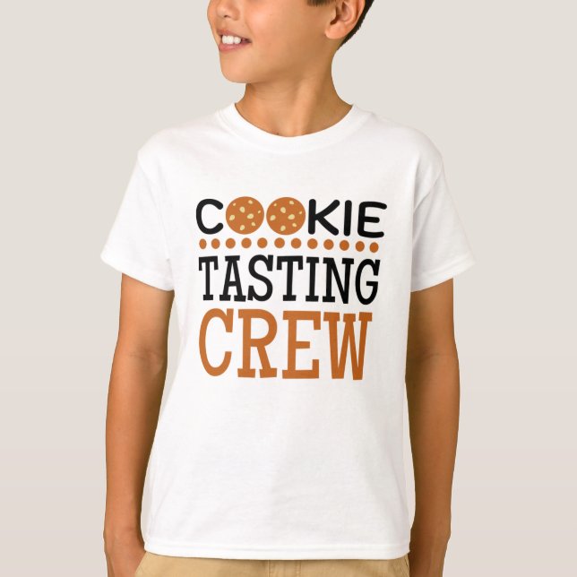 T-shirt Cookie Tasting Crew, Chocolat Chip Jour des cookie (Devant)