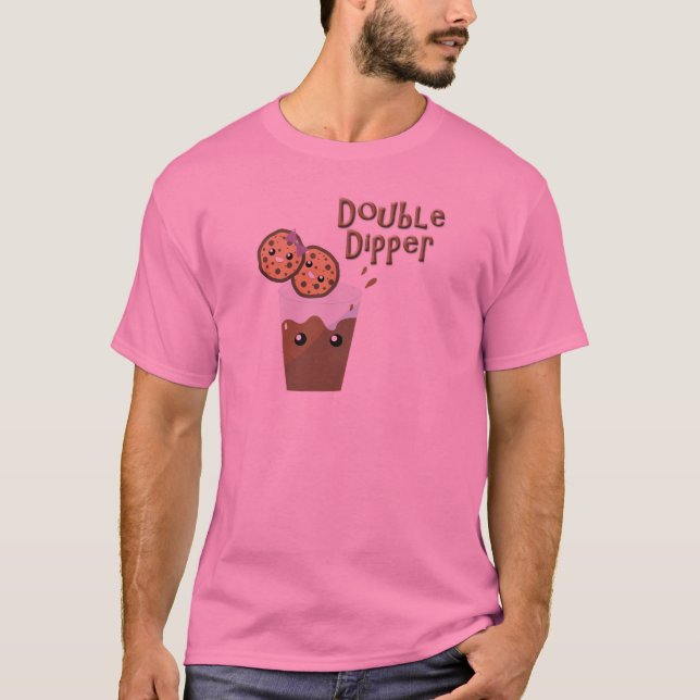 T-shirt Cookies à trempe double N Lait (Devant)