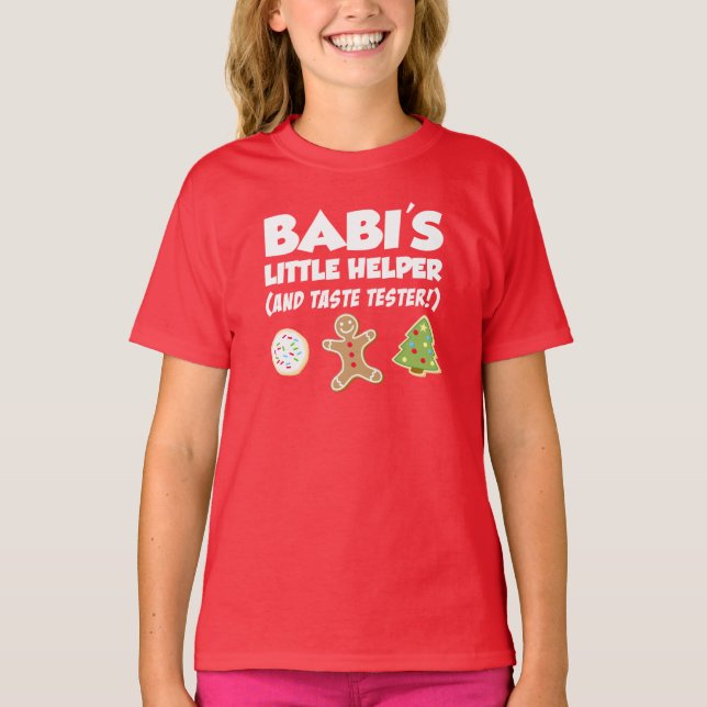 T-shirt Cookies de Noël de Babi (Devant)