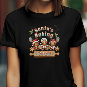 T-shirt Cookies de Noël de l’équipe de pâtisserie de père 