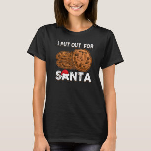 T-shirt Cookies de Noël que j'ai mis dehors pour Père Noël
