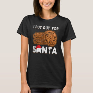 T-shirt Cookies de Noël que j'ai sortis pour Santa en pyja